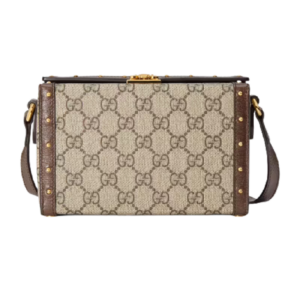 Túi Gucci GG Mini Beige And Brown Leather 678460-HUHEG-8358