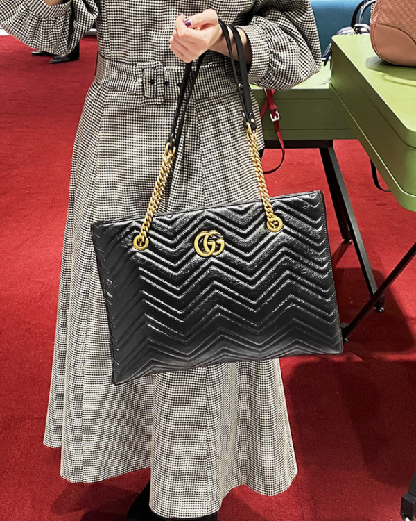 Túi Gucci GG Marmont Quilted Shoulder Bag 524578 0OLAT 1000 - Ảnh 5