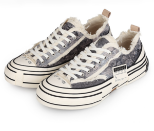 Alternative view of Giày xVESSEL G.O.P Lows Corduroy Gray Tie Dye S21X15G