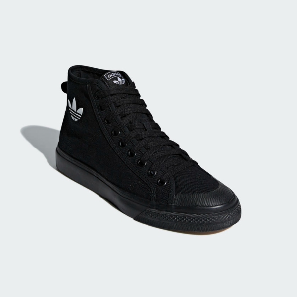Giày Adidas Nizza Hi 'Tripple Black' B41651 - Ảnh 3