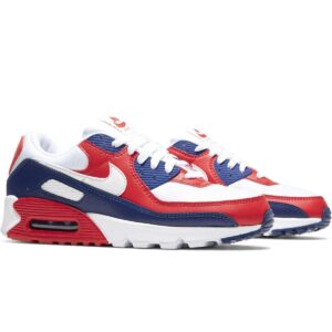 Alternative view of Giày Nike Air Max 90 Leather GS 'USA' DA9022-100