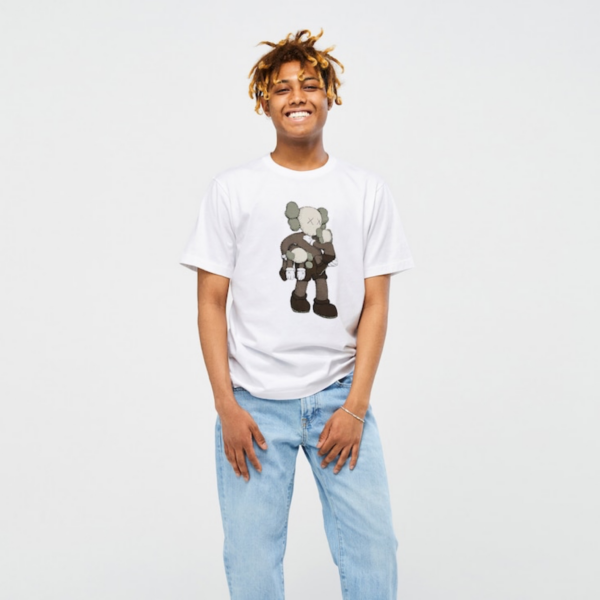 Áo Kaws x Uniqlo Clean Slate Tee White KW-UCSTEEWH - Ảnh 2