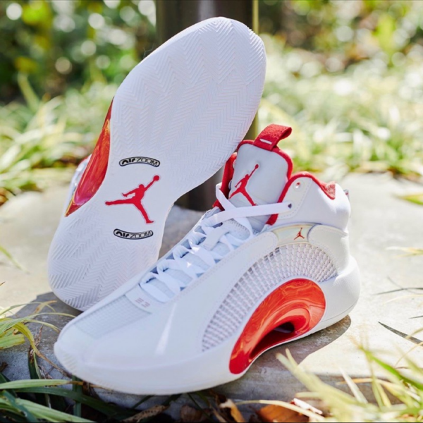 Giày Nike Air Jordan 35 PF 'Fire Red Alternate' CQ4228-100 - Ảnh 3