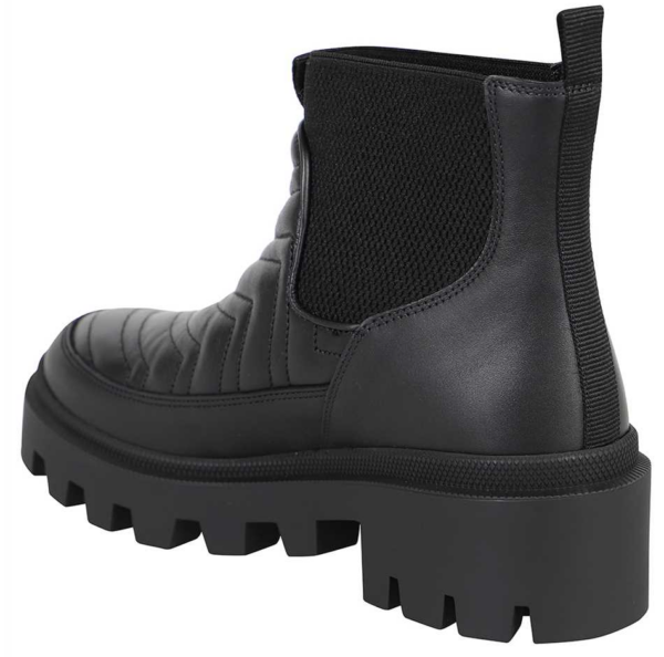Giày Gucci Women's Matelassé Chelsea Boot 643958-DH7D0-1000 - Ảnh 5