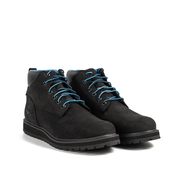 Giày Timberland Men's Black Nubuck Leather Casual Boots A28CF - Ảnh 4