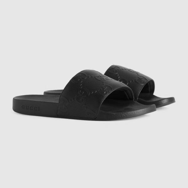 Dép Gucci GG Slide Sandal Black 681880-UKU00-1000 - Ảnh 5
