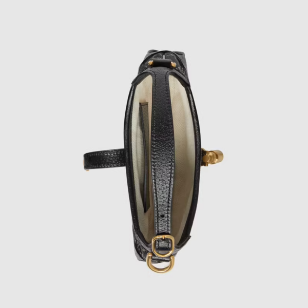 Túi Gucci Jackie 1961 Mini Shoulder Black Leather ‎685127-UN3AG-1294 - Ảnh 2