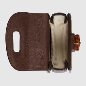 Alternative view of Túi Gucci Mini Jumbo GG With Bamboo Camel And Ebony 686864-UQLBT-2570