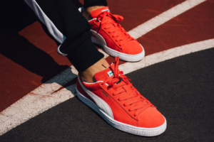 Alternative view of Giày Puma Suede Classic 21 Vibrant Orange 374915-14