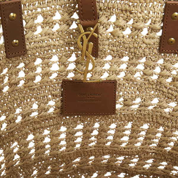 Tui Saint Laurent Panier Medium Raffia 'Beige' 688221-GAAAC-2080