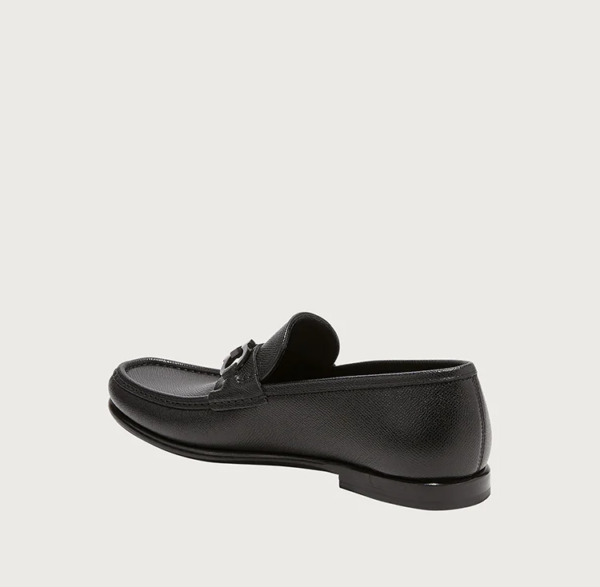 Giày Salvatore Ferragamo Moccasin Gancini 'Black' 02A879-688525 - Ảnh 3