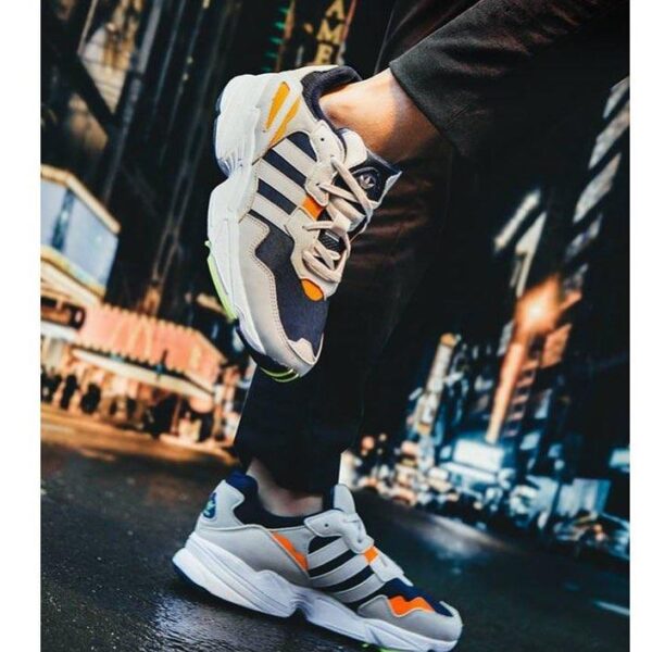 Giày Adidas Yung 96 'Raw White Navy' F35017 - Ảnh 3