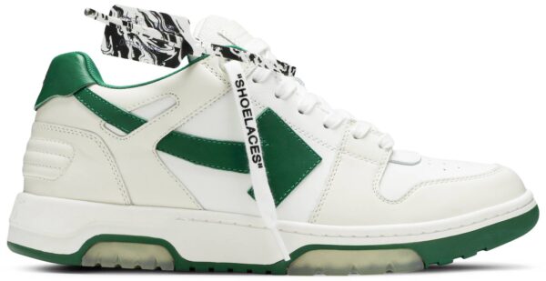 Giày Off-White Out of Office Low 'White Green' OMIA189F20LEA001-0155