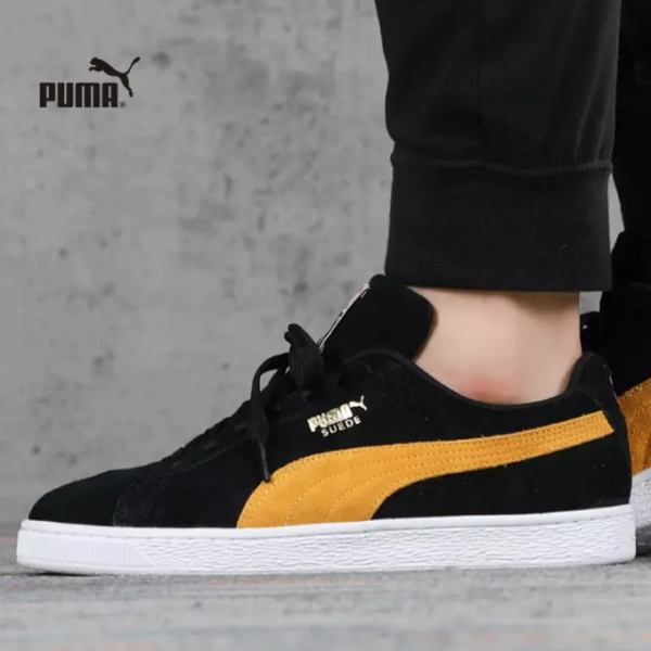 Giày Puma Suede Classic 'Black Golden Rod' 365347-85 - Ảnh 2