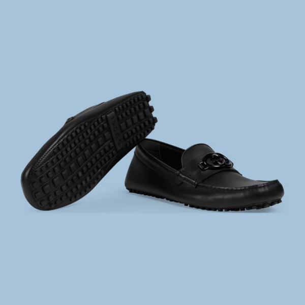 Giày Gucci Driver Interlocking G 'Black' 692379-1XH00-1000 - Ảnh 5