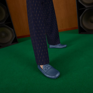 Alternative view of Giày Gucci Driver Interlocking G 'Indigo Blue' 692379-1XH00-4246