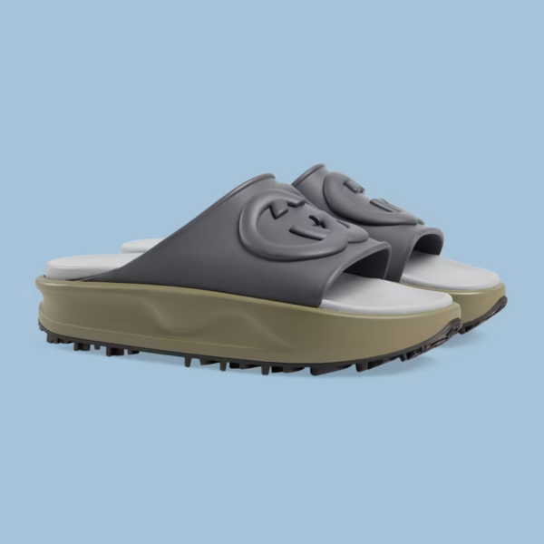 Dep Gucci Interlocking G Slide Sandal 'Green' 692380-JF000-1126