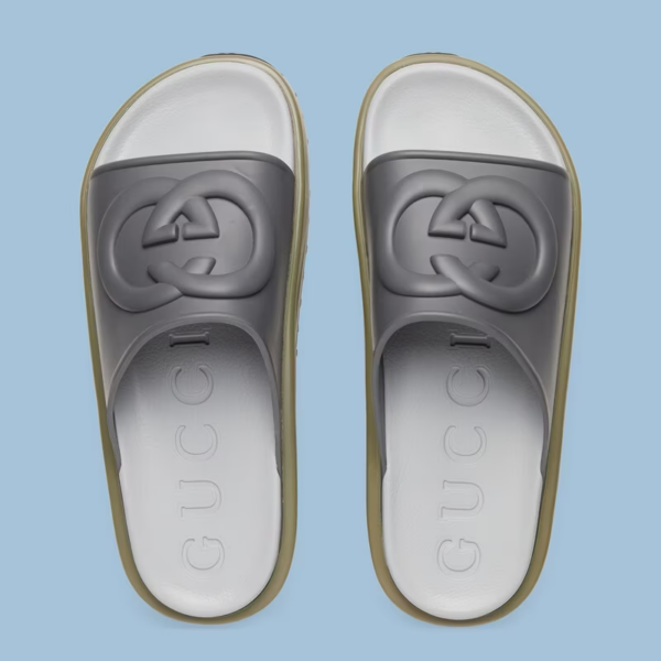 Dep Gucci Interlocking G Slide Sandal 'Green' 692380-JF000-1126