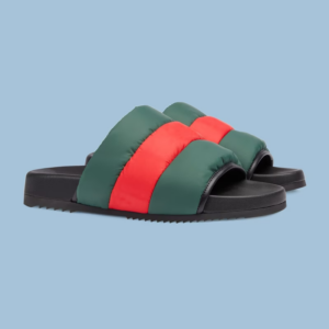 Dep Gucci Men's Padded Web Slide Sandal 'Black' 692387-UFR30-3060