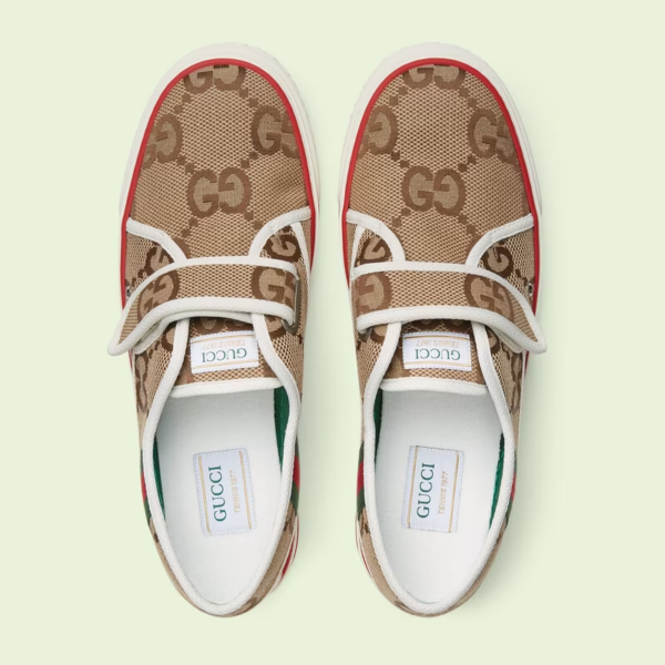 Giày Gucci Tennis 1977 Sneaker Brown Red 692917-UKO70-2584 - Ảnh 3