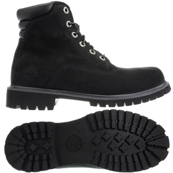 Giày Timberland Mens Alburn 6 Inch Boots Black Nubuck 6939R - Ảnh 4