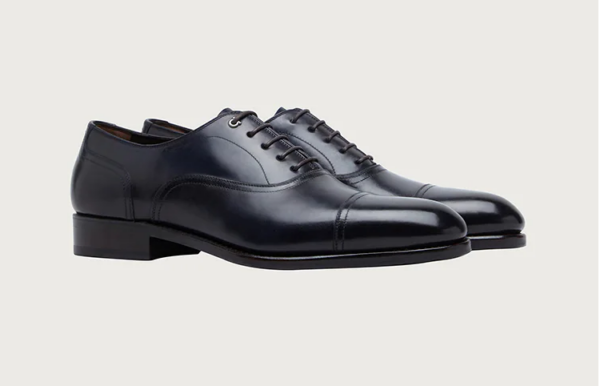 Giày Salvatore Ferragamo Gancini 'Dark Blue' 02B169-695157 - Ảnh 2