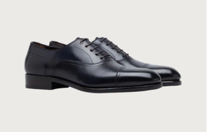 Alternative view of Giày Salvatore Ferragamo Gancini Oxford 'Dark Blue'