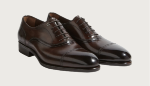 Alternative view of Giày Salvatore Ferragamo Gancini Oxford 'Brown' 02B169-695158