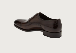 Alternative view of Giày Salvatore Ferragamo Gancini Oxford 'Brown' 02B169-695158