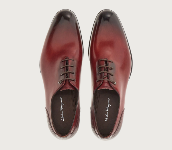 Giày Salvatore Ferragamo Gancini Oxford 'Testa Di Moro' 02B140-695536 - Ảnh 3