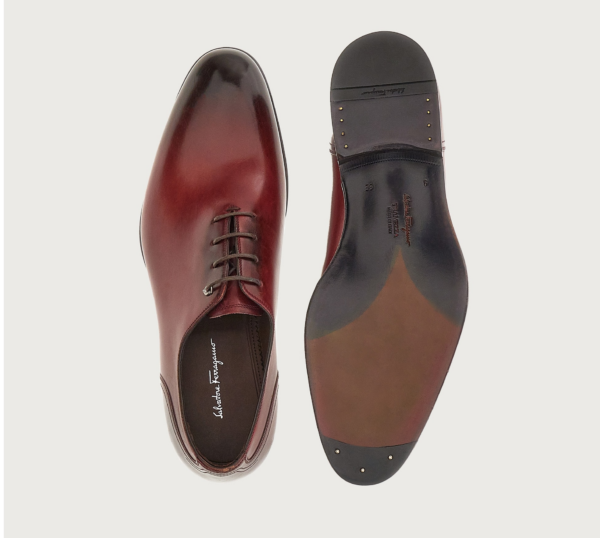 Giày Salvatore Ferragamo Gancini Oxford 'Testa Di Moro' 02B140-695536 - Ảnh 5
