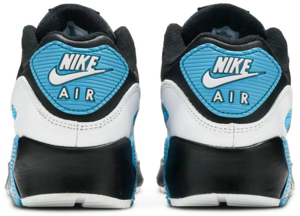 Giày Nike Air Max 90 Leather GS 'Black Dark Grey' CD6864-005 - Ảnh 5