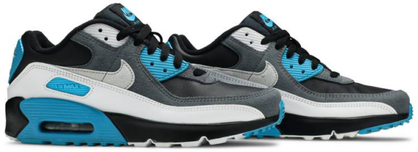 Giày Nike Air Max 90 Leather GS 'Black Dark Grey' CD6864-005 - Ảnh 2