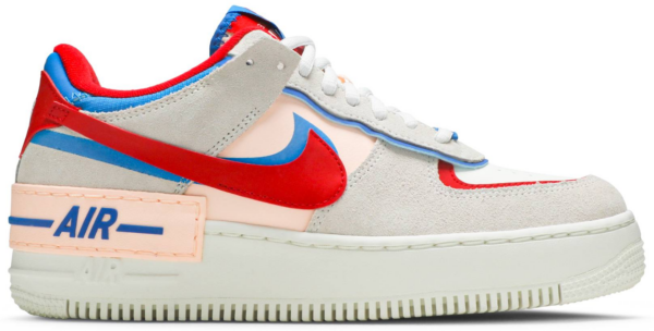 Giày Nike Wmns Air Force 1 Shadow 'Sail Royal Red' CU8591-100