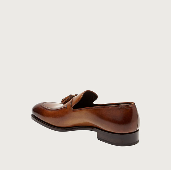 Giày Salvatore Ferragamo Moccassin Tassels 'Amber' 02B209-696294 - Ảnh 3