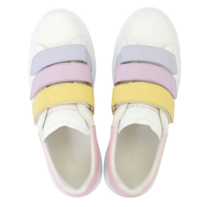 Giay Alexander Mcqueen Oversole Triple Strap 'White' 697105-WIBNN-9035