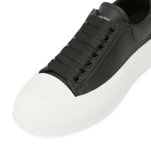 Giay Alexander Mcqueen Deck Plimsol 'Black' 697121-WIAB6-1070