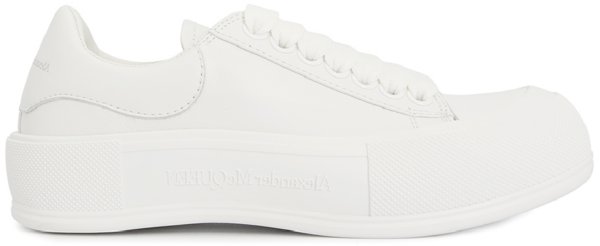 Giay Alexander Mcqueen Deck Plimsol 'White' 697121-WIAB6-9065