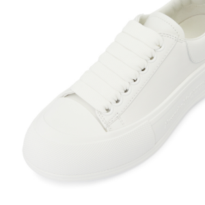 Giay Alexander Mcqueen Deck Plimsol 'White' 697121-WIAB6-9065