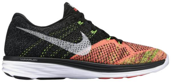 Giày Nike Flyknit Lunar 3 Orange Toe 698181-007