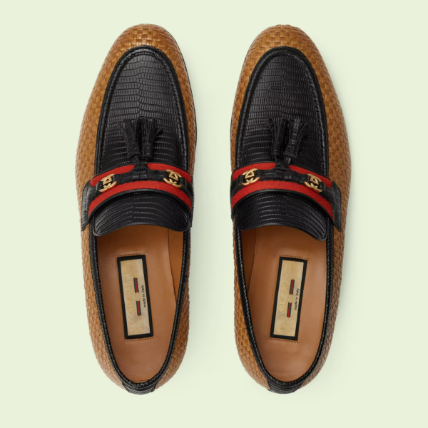 Giày Gucci Interlocking G 'Brown' ‎698804-2VA30-9568 - Ảnh 4