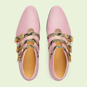 Giay Gucci Men's Buckle Ankle Boots 'Pink' ‎699103-06F70-5871