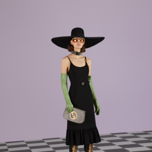 Tui Gucci Blondie Shoulder 'Grey' 699268-UXX0G-1275