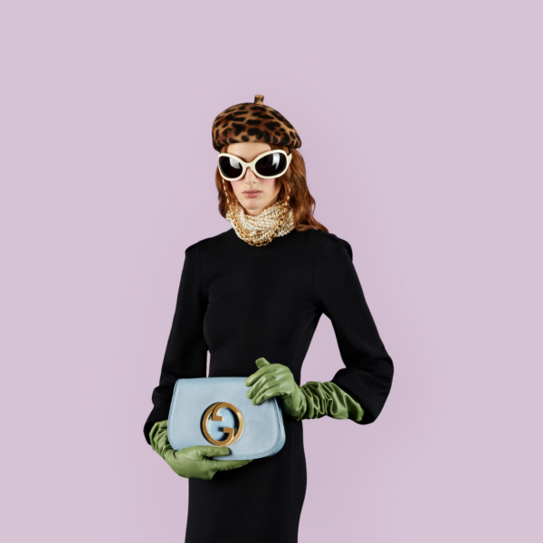 Tui Gucci Blondie Shoulder 'Blue' 699268-UXX0G-4914