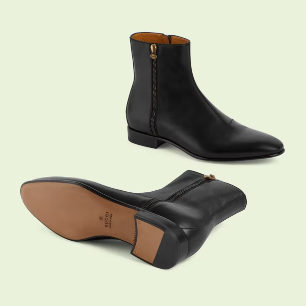Giay Gucci Men's Ankle Boot 'Brown' 699324-0F300-1000