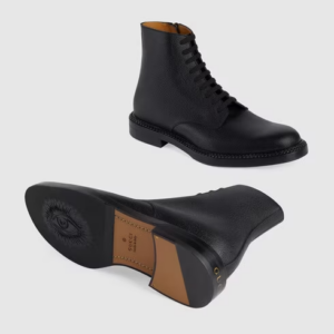 Giay Gucci Men's Ankle Boot 'Black' ‎699503-DHR00-1000