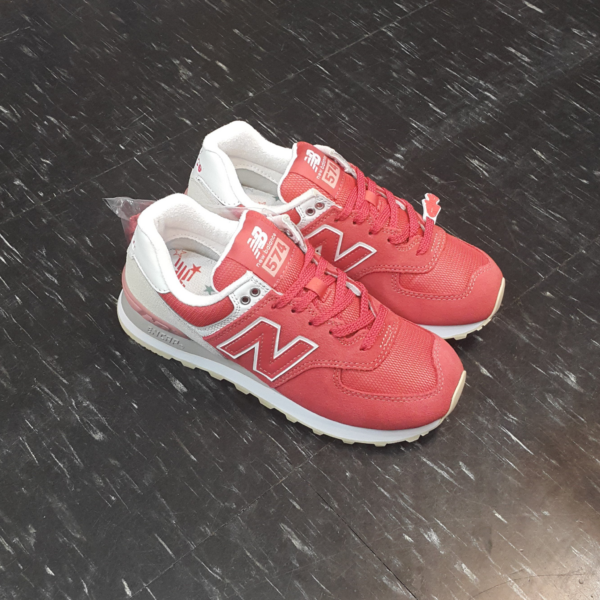 Giày New Balance 574 'Red White' WL574TAD - Ảnh 2