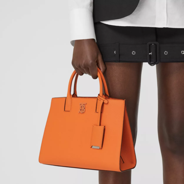 Túi Burberry  Mini Leather Frances Bag Orange - Ảnh 5