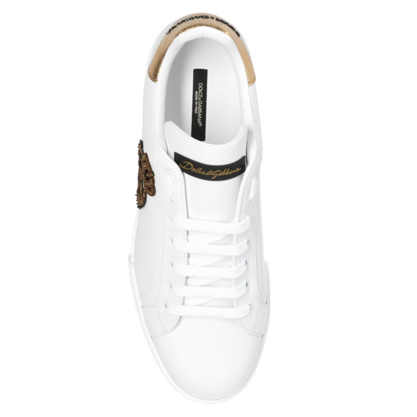 Giày Dolce & Gabbana Portofino Low Top White CS1761-AH136-8I047 - Ảnh 3