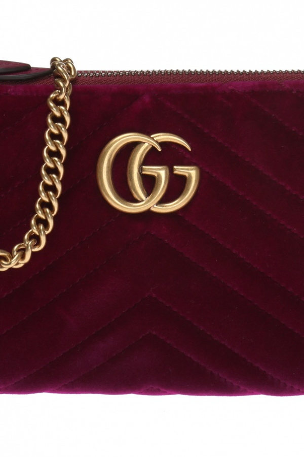 Túi Gucci GG Marmont Shoulder Bag Red 443447 9QIDT 5671 - Ảnh 4